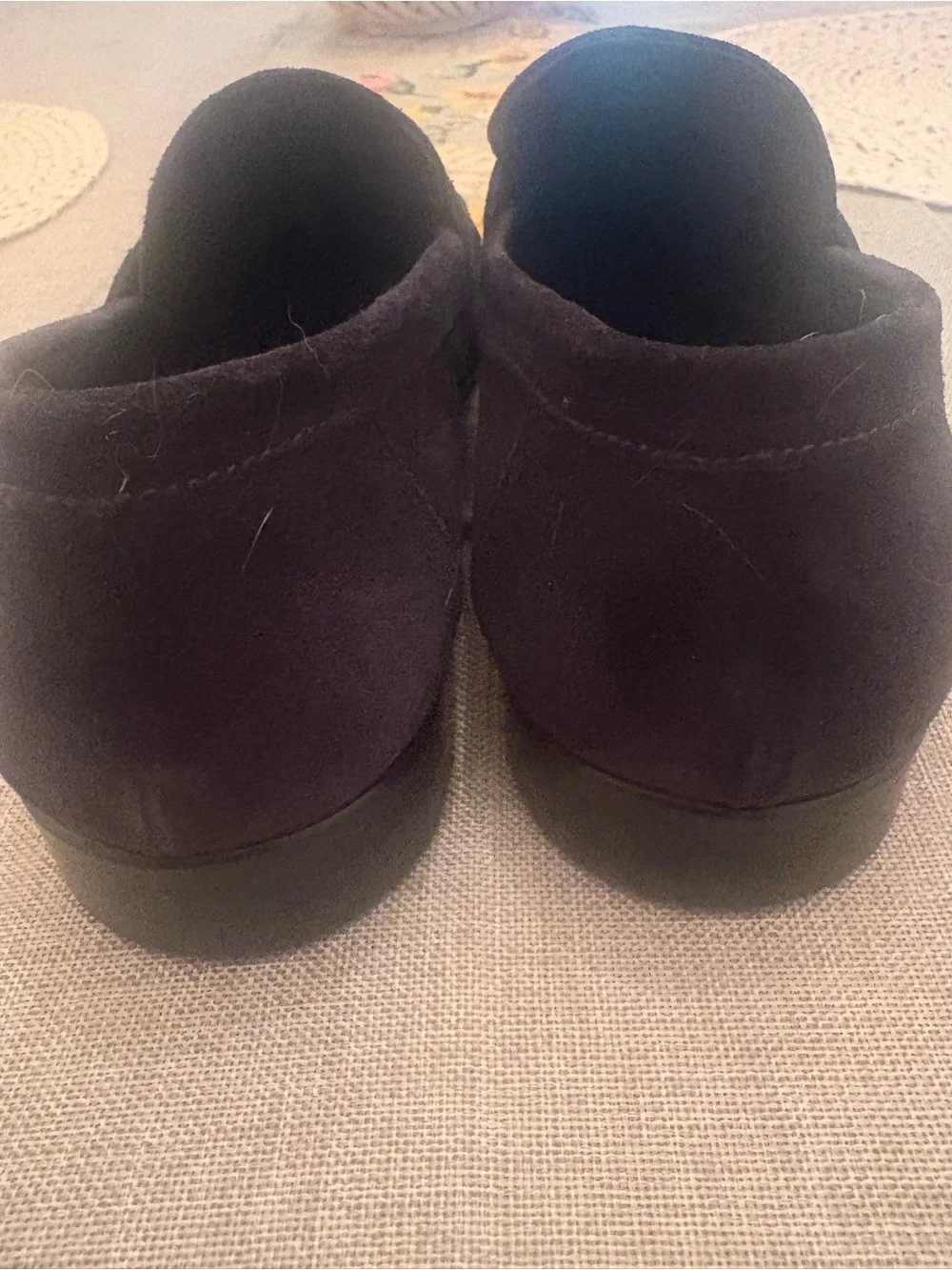Men's Blue Suede Penny Loafers - Classic Slip-On Dress Shoes Too Boot New York
